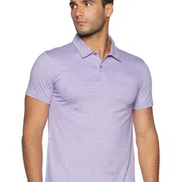 ECOLINE Clothing Men Antimicrobial Solid Polo Collar Cotton T-shirt-image-94