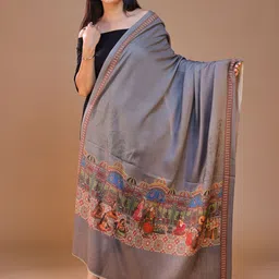 SWI Stylish Women Floral Printed Shawl-image-12