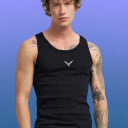 Uniplanet store Printed Cotton Innerwear Vests UVM-FLY-ARRW-BLK-S image 3