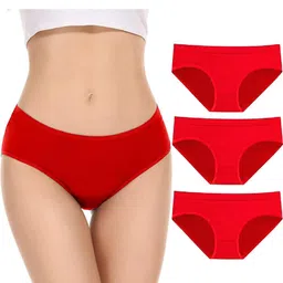 EMBATA Women Hipster Red Panty-picture-37