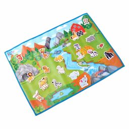 ratnas Ratans My Activity Play Mat with Flash Card Multicolor - Pack of 32 image 4