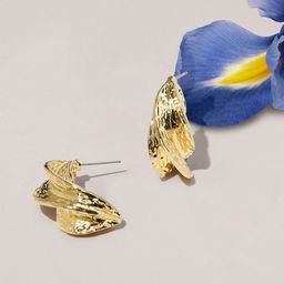 Accessorize Leaf Shaped Drop Earrings-37