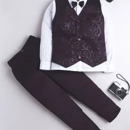 BAESD Boys Self Design Single-Breasted Three Piece Party Suit-picture-18