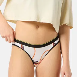 bummer Womens Underwear Soft Micromodal Printed Bikini Brief-30