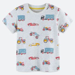 Oh Rare Boys Printed Applique T-shirt-image-72