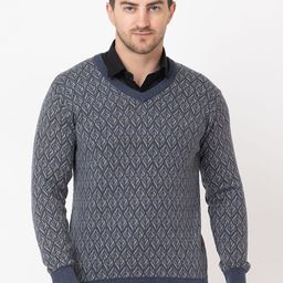 BeriBlu Men Floral Printed Pullover-image-25