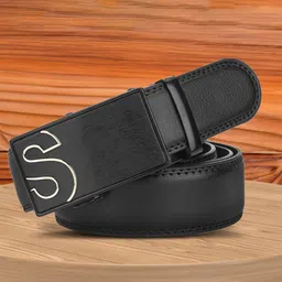 WINSOME DEAL Men Solid Slider Buckle Closure Formal Belt-picture-22