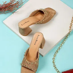 LOUIS STITCH Open Tore Block Heels-image-72
