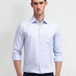 Arrow Men Comfort Spread Collar Micro Ditsy Printed Cotton Slim Fit Formal Shirt-picture-35
