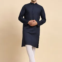Moda Rapido Men Regular Pure Cotton Kurta with Pyjamas-picture-40