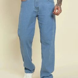 MaverIQ Men Classic Mid-Rise Slouchy Fit Stretchable Jeans-picture-0
