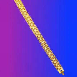 Dynamic Retail Global Men's Gold Plated Linked Bracelet-image-17