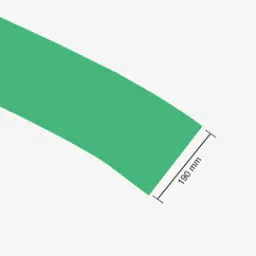 190mm PVC Heat Shrink Sleeve for Lithium Battery Pack - 1 Meter (Cool Green)-picture-4