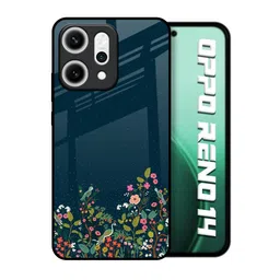 QRIOH Floral Printed Oppo Reno14 5G Back Case-picture-48