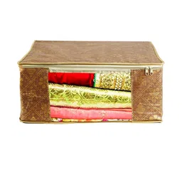 AMAK INC Brown Fabric Multi-Utility Wardrobe Organisers-picture-18