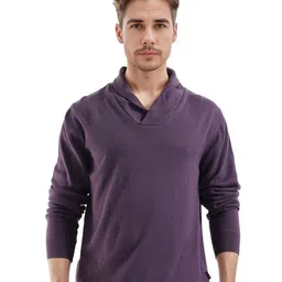 RARE RABBIT Men V-Neck Cotton Pullover-image-14