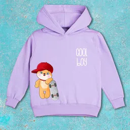 NUSYL Boys Printed Hooded Sweatshirt-image-12