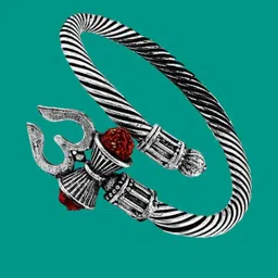 Dynamic Retail Global Stainless Steel Men Cuff Bracelet With Dholak Ornamentation-image-7