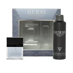 GUESS Men Seductive Homme Eau De Toilette 50ml & Deodrant Body Spray 170g-5