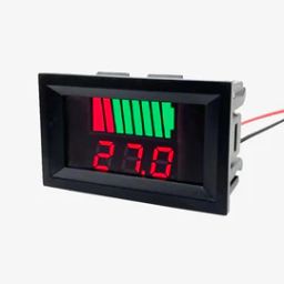 12V-60V Lead Acid Red Digital Lead Battery Capacity Indicator Charge Level Lead-Acid LED Tester Voltmeter-1