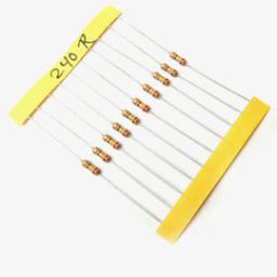 240 ohm, 1/4 Watt Resistor with 5% tolerance (Pack of 10)-image-82
