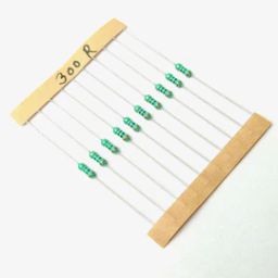 300 ohm, 1/4 Watt Resistor with 5% tolerance (Pack of 10)-image-70