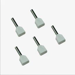 0.5 sqmm Twin Insulated Terminal Ferrule End Lug (Pack of 5) Crimp Wire Lugs/End Sealing Lugs/Crimp Connectors/Tubular Lugs-6