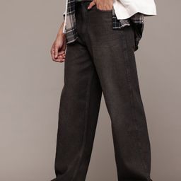 The Roadster Lifestyle Co. Men Wide Leg Pure Cotton Jeans-image-125