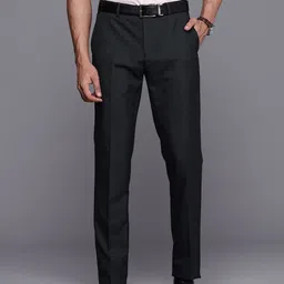 Raymond Men Slim Fit Formal Trousers-image-89