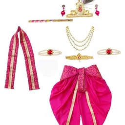 itsmycostume Print Satin A-Line Dress-picture-45