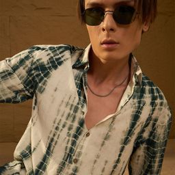 DENNISON Drop Shoulder Tie and Dye Oversize Shirt-image-25