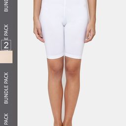 Leading Lady Women Cotton Pack Of 2 Lounge Shorts-image-92
