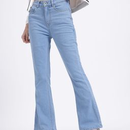 glitchez Women Surreal Denim Flared Fit Stretchable Jeans-image-80