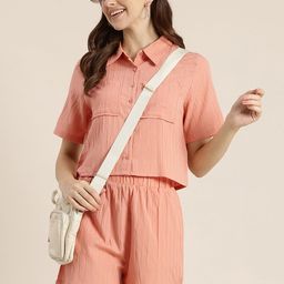 HERE&NOW Shirt With Shorts Co-Ords Set-image-68