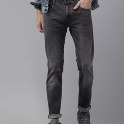 Pepe Jeans Men Vapour Tapered Fit Low-Rise Heavy Fade Casual Jeans-image-73