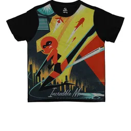 Disney by Wear Your Mind Multicoloured Printed Round Neck T-shirt-image-25