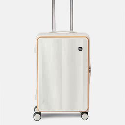 French Connection Textured Hard Medium Trolley Suitcase- 76L-39