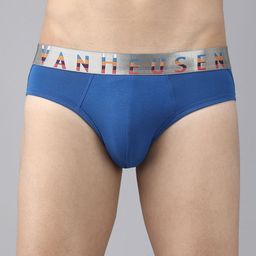 Van Heusen Men Solid Colour Fresh Elasticized Waistband Briefs- 8905325596707-7
