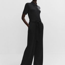 MANGO Modal Basic Jumpsuit with Belt image 3