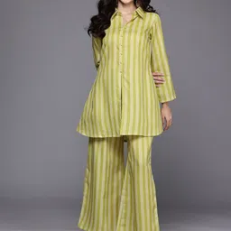 Ahalyaa Women Striped Co-Ords-picture-12