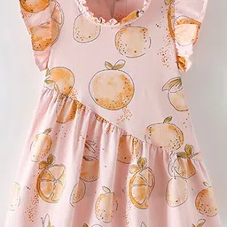 Xsole Girls Graphic Print A-Line Dress-image-32
