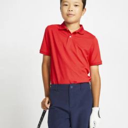 INESIS By Decathlon Kids Scarlet Red Polo T-Shirt-image-83