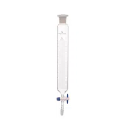 Supertek 1000 ml Cylindrical Shape Graduated Dropping Funnel With Stem Inside Cone, 15.474.0035-7