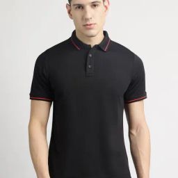 Reebok Black Polyester Regular Fit T-Shirt-picture-19