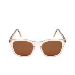 Ted Smith Unisex Wayfarer Sunglasses with Polarised ETHER_PNK-CRYSTAL BROWN image 5