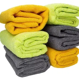 Buffking 30x30 cm 300 GSM Assorted Microfiber Cloth Pack of 6 Pcs-image-18