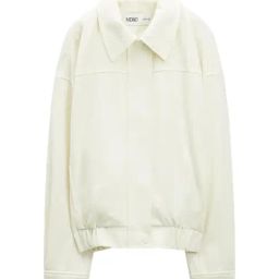 MIXXO Cream Regular Fit Blouson Jacket-picture-42