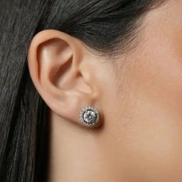 Mabel 92.5 Sterling Silver Stud Earrings for Women-image-12