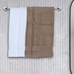 Bianca Paradiso Brown & White 100% Cotton 500 GSM Hand Towels - Set of 4-image-57