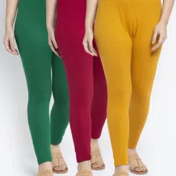 Gracit Multicolor Regular Fit Leggings-picture-4